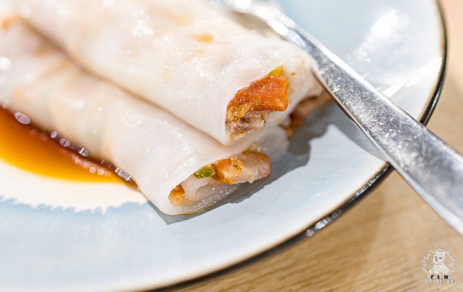 華漾DIM SUM 華泰名品城店|桃園中壢青埔食記|OUTLET裡的人氣港式飲茶,整體口味不錯會員可打折,推薦鮮蝦腐皮捲以及蝦球伊麵 - 第13張圖