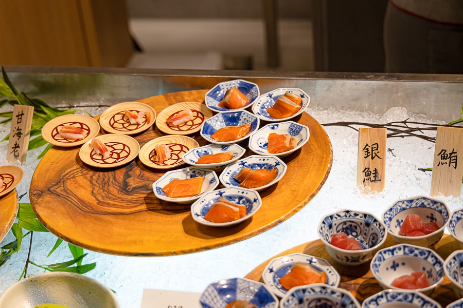 【日本箱根】蘆之湖花織旅館|一泊二食自助BUFFET晚餐、早餐吃到飽餐飲篇,樣式多元口味精緻好吃推薦 - 第25張圖
