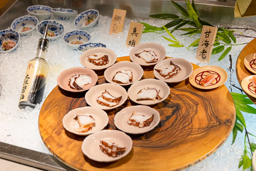 【日本箱根】蘆之湖花織旅館|一泊二食自助BUFFET晚餐、早餐吃到飽餐飲篇,樣式多元口味精緻好吃推薦 - 第26張圖