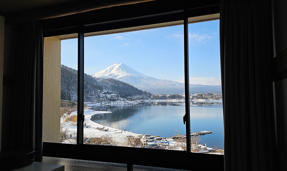【日本山梨】美冨士園|河口湖旁逆富士山景觀,湖景山景相當推薦,平價划算的日式傳統旅館 - 第33張圖