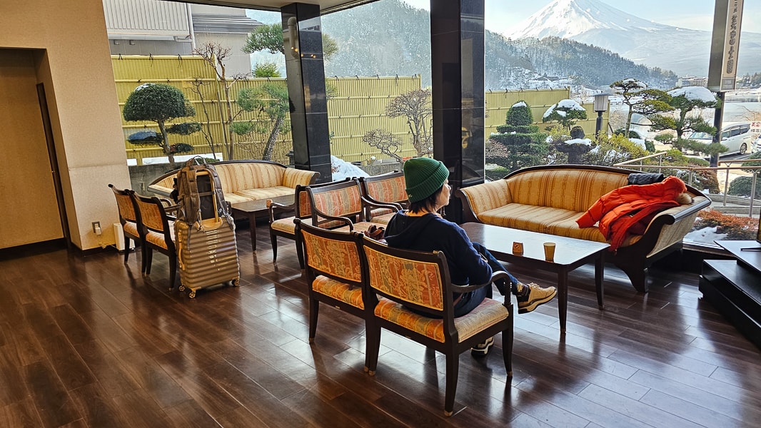 【日本山梨】美冨士園|河口湖旁逆富士山景觀,湖景山景相當推薦,平價划算的日式傳統旅館 - 第4張圖