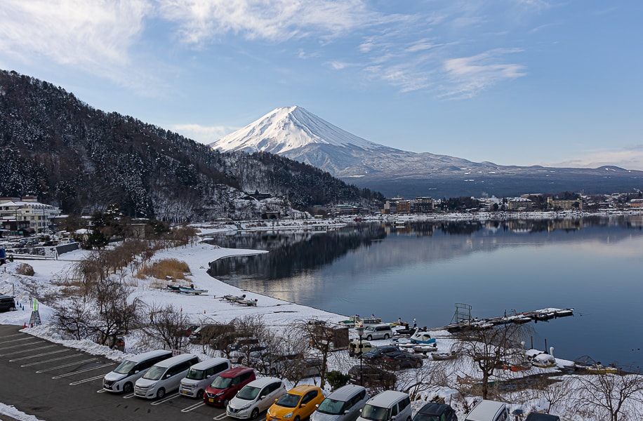 【日本山梨】美冨士園|河口湖旁逆富士山景觀,湖景山景相當推薦,平價划算的日式傳統旅館 - 第34張圖