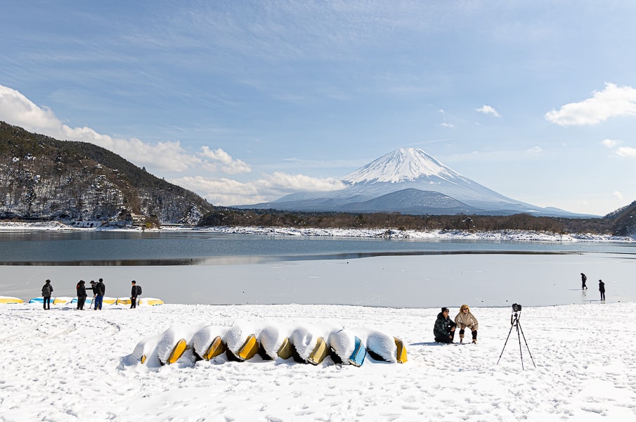 【日本山梨】富士五湖開車自駕旅遊|河口湖、西湖、精進湖、本栖湖,自駕一圈富士山雪景看到飽 - 第26張圖