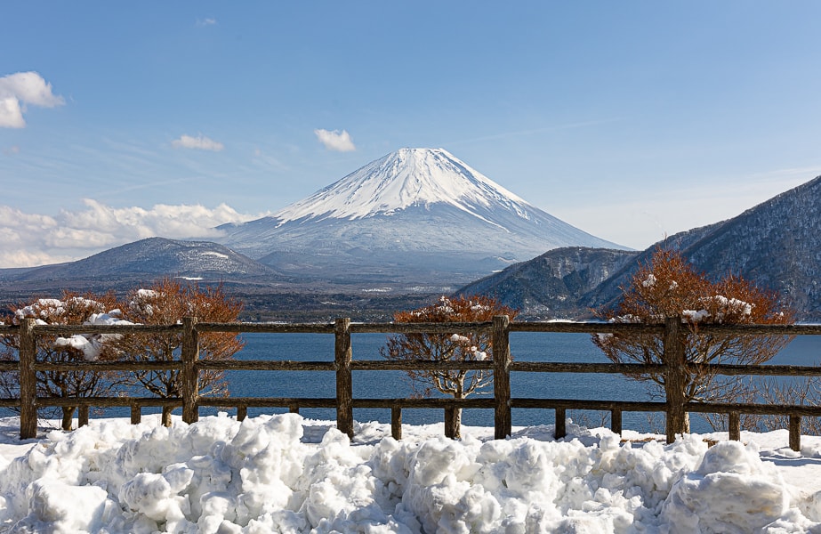 【日本山梨】富士五湖開車自駕旅遊|河口湖、西湖、精進湖、本栖湖,自駕一圈富士山雪景看到飽 - 第39張圖