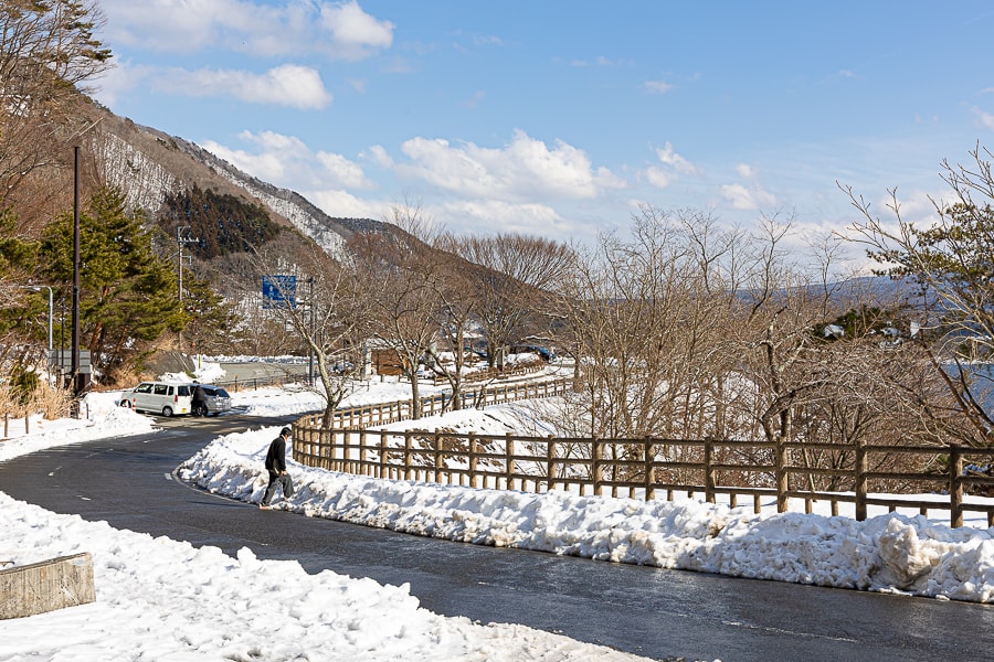 【日本山梨】富士五湖開車自駕旅遊|河口湖、西湖、精進湖、本栖湖,自駕一圈富士山雪景看到飽 - 第42張圖