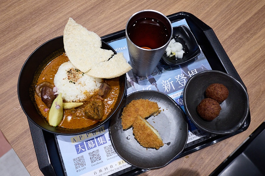 【台北南港】茶嶋咖哩 Chadau Curry|南港三井LaLaport美食街異國風咖哩 - 第5張圖