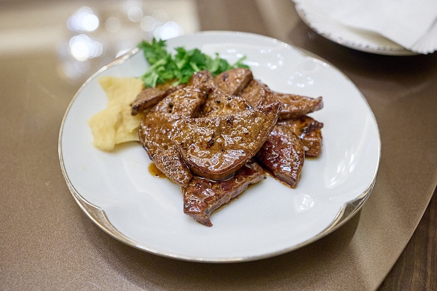 【台北中山】米香台菜餐廳|美福大飯店內的米其林一星推薦台菜合菜料理,推薦牛肋排、蜜汁排骨、鹹酥蝦、糯米椒牛肉 - 第8張圖