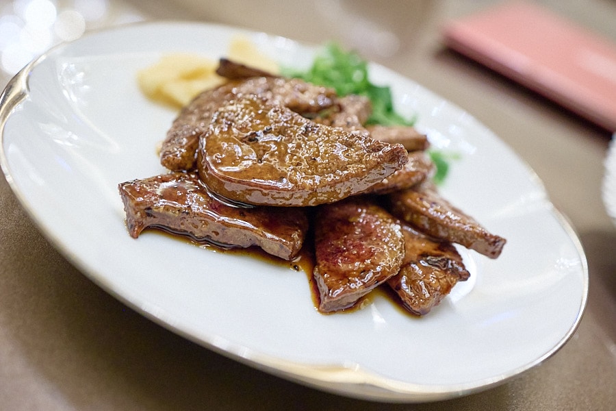 【台北中山】米香台菜餐廳|美福大飯店內的米其林一星推薦台菜合菜料理,推薦牛肋排、蜜汁排骨、鹹酥蝦、糯米椒牛肉 - 第10張圖
