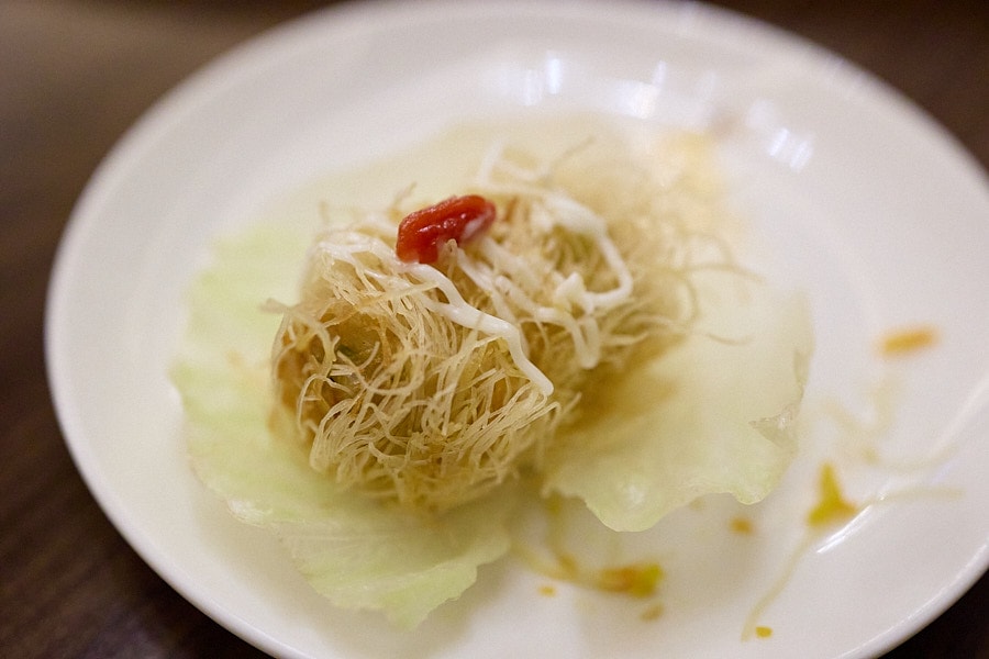【台北中山】米香台菜餐廳|美福大飯店內的米其林一星推薦台菜合菜料理,推薦牛肋排、蜜汁排骨、鹹酥蝦、糯米椒牛肉 - 第33張圖