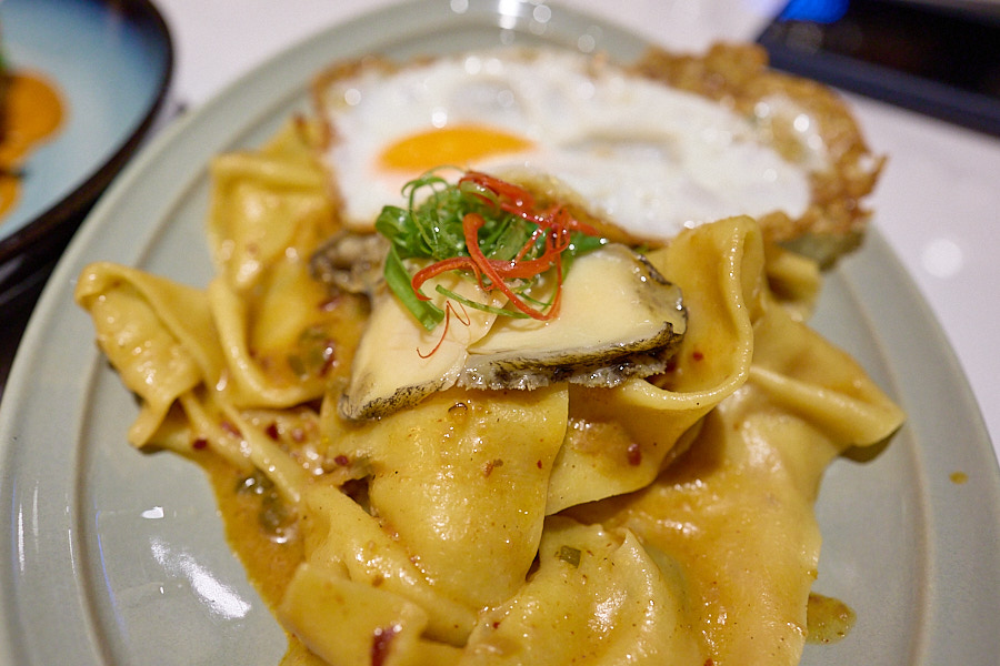 【台北松山】Pastaio Noodle cafe |敦北商圈小巨蛋站IG人氣難訂位名店,創意口味義大利麵,極厚布蕾法式土司也蠻有特色 - 第12張圖