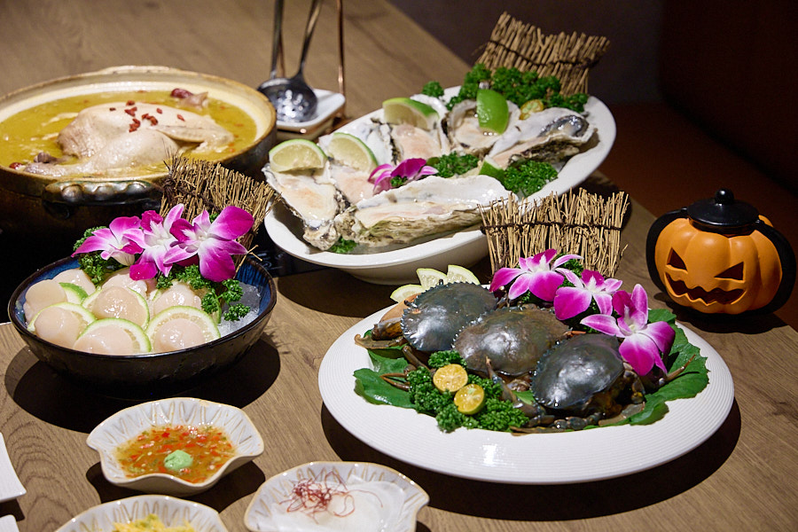 【台北中山】星曜雞湯|全雞金黃雞湯火鍋,台北特色鍋物必吃推薦,每月主題日超HIGH,新菜色秋蟹肥美嗆蟹特別,另有商業午餐套餐 - 第9張圖