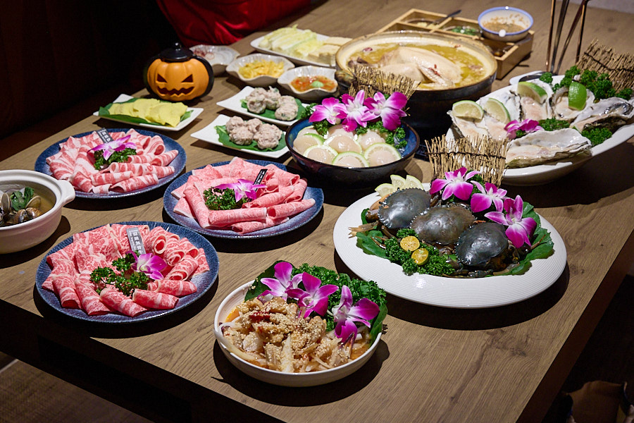 【台北中山】星曜雞湯|全雞金黃雞湯火鍋,台北特色鍋物必吃推薦,每月主題日超HIGH,新菜色秋蟹肥美嗆蟹特別,另有商業午餐套餐 - 第10張圖