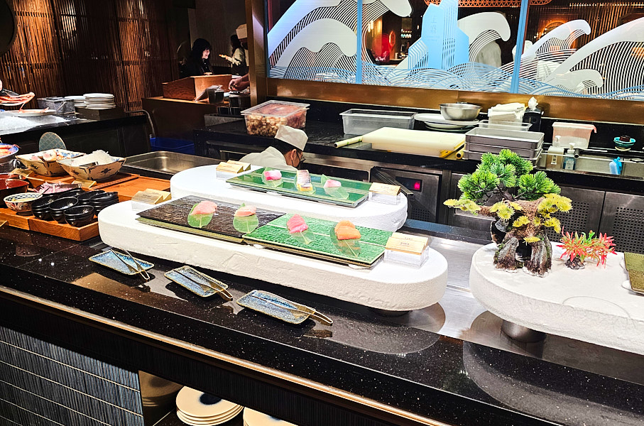 【台北士林】旭集 和食集錦 天母店｜庭園窗景大正浪漫日式洋風精緻BUFFET吃到飽，海鮮、鐵板推薦必吃