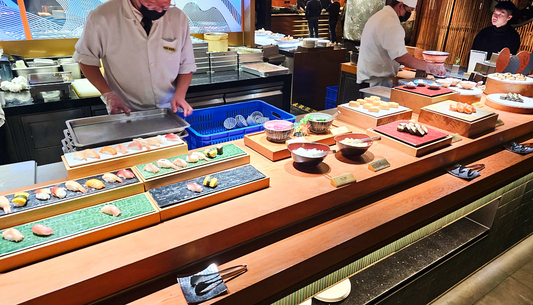 【台北士林】旭集 和食集錦 天母店｜庭園窗景大正浪漫日式洋風精緻BUFFET吃到飽，海鮮、鐵板推薦必吃