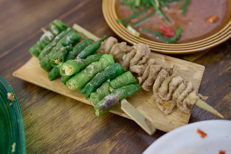 【台中北區】吾曹Wowcao串燒小酌自然酒吧｜巷弄裡的創意料理居酒屋，有許多特色飲品二樓氣氛佳，推薦烏魚子炒飯